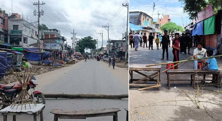 ফটিকছড়িতে সদর দপ্তর ইস্যুতে ৪৮ ঘণ্টার হরতাল, মহাসড়কে যান চলাচল বন্ধ